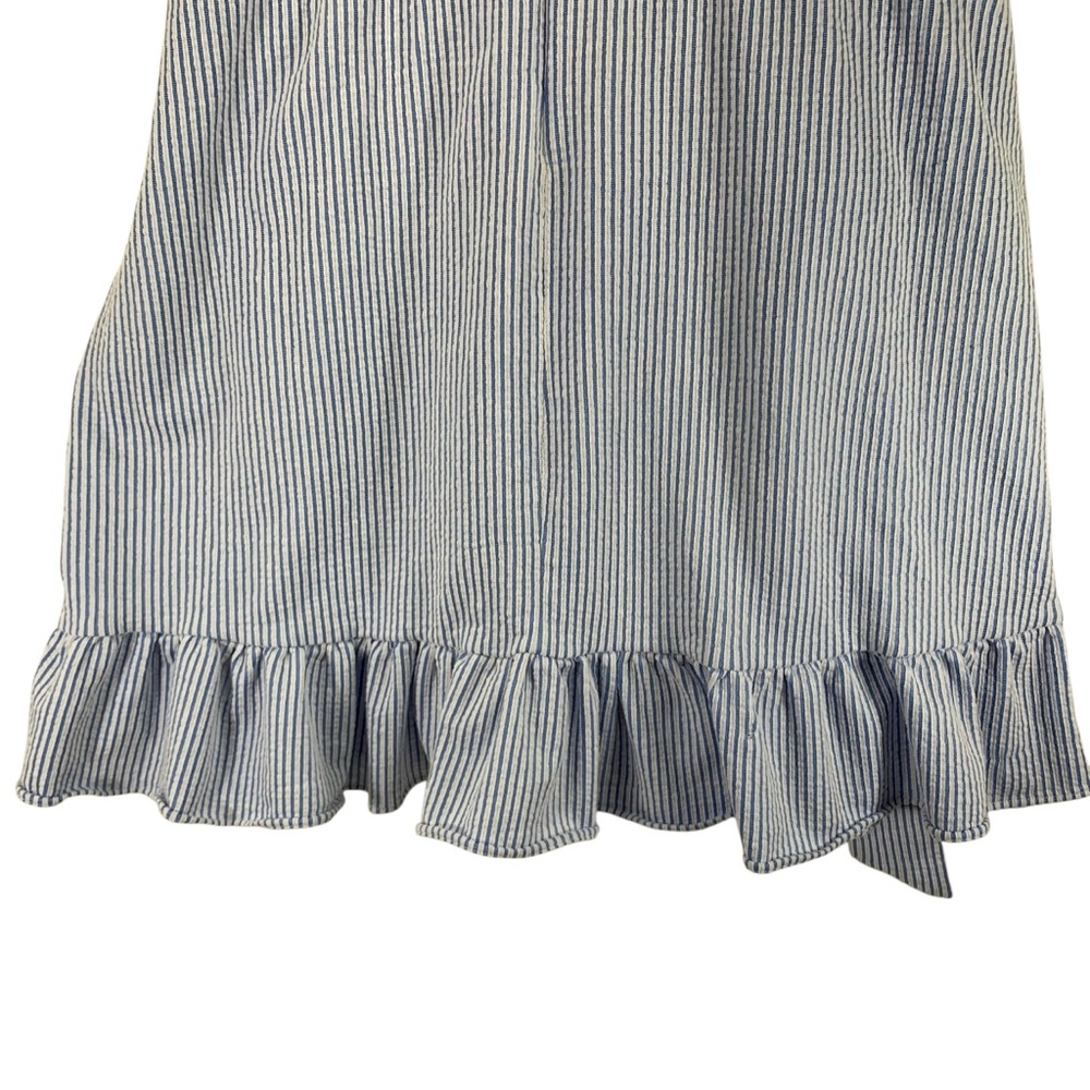 Michael Kors Sky Blue Ruffle Sleeve Mini Dress - Picture 12 of 15